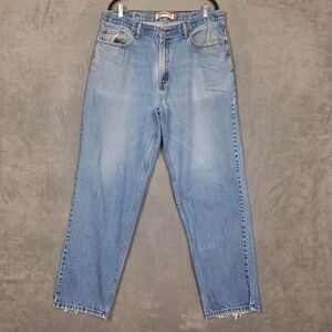 Levi's‎ 560 Jeans Mens 38x34 (37x33) comfort fit disressed *heel drag*